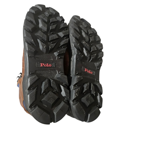 Polo Ralph Lauren Brown and Navy Men's Boots - Picture 7 of 7